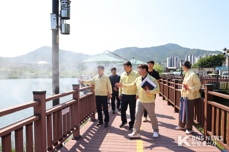 의왕시 안치권 부시장, 폭염 장기화에 따른 현장점검 실시 (사진=의왕시청 제공)