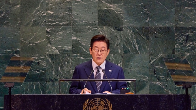 이재명 대통령 유엔총회 참석 기조연설