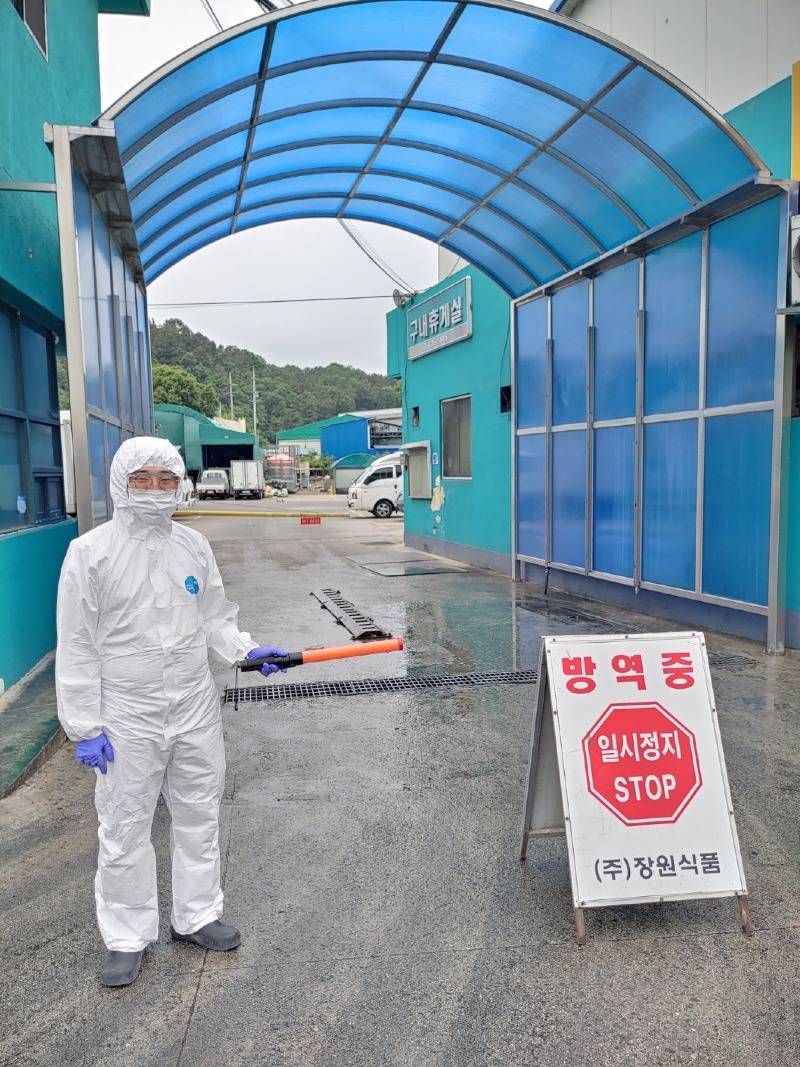 대전보건환경연구원, 대전 도축장 내 구제역 유입방지 총력.jpg
