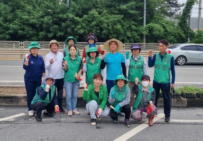 시도1호선 도로변 화단 조성.jpg