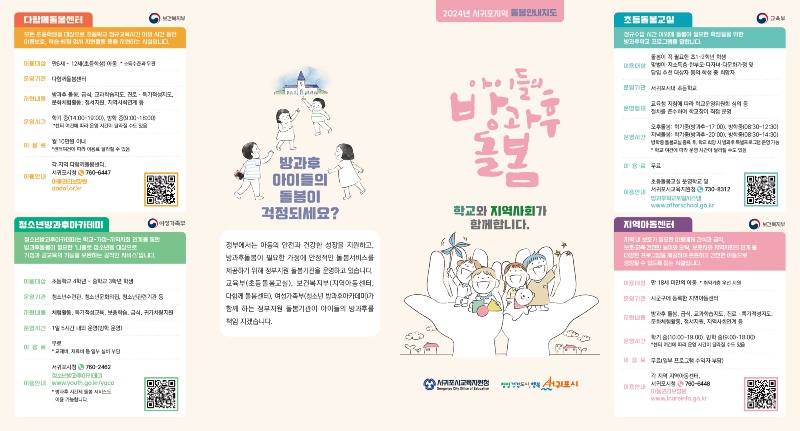 4_1.서귀포시교육지원청, 서귀포지역 돌봄안내지도 리플릿 배부(돌봄지도1).jpg