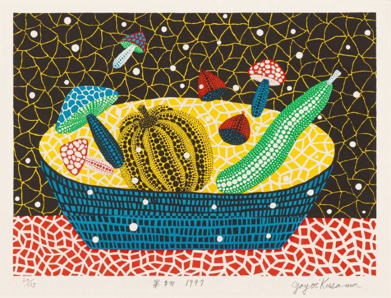 아트광주24 특별전 작품_쿠사마 야요이  과일(fruit)  23.5×32.8cm  screen print  1997.jpg