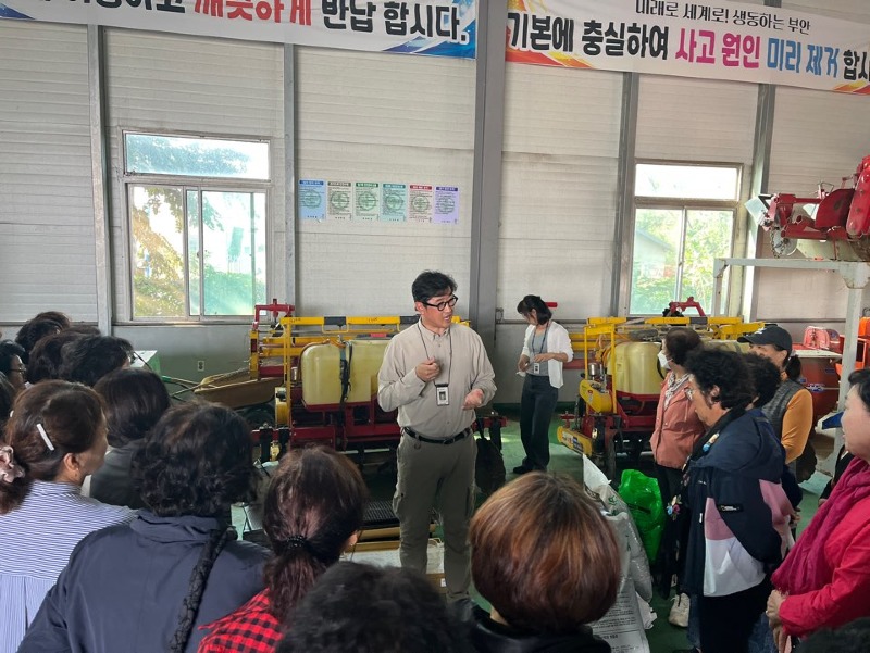 부안군, 여성농업인 대상 농업기계 안전사용교육 실시1.jpeg
