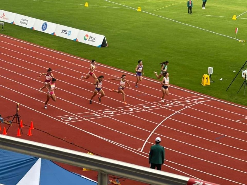 서지현선수(3레인) 100m 결승전 통과모습.jpeg