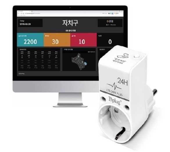 고독사 예방을 위한 스마트 돌봄 플러그 사업
