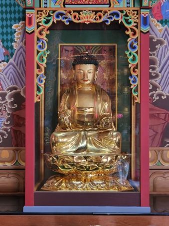 광명사 대광명전 봉안 모습