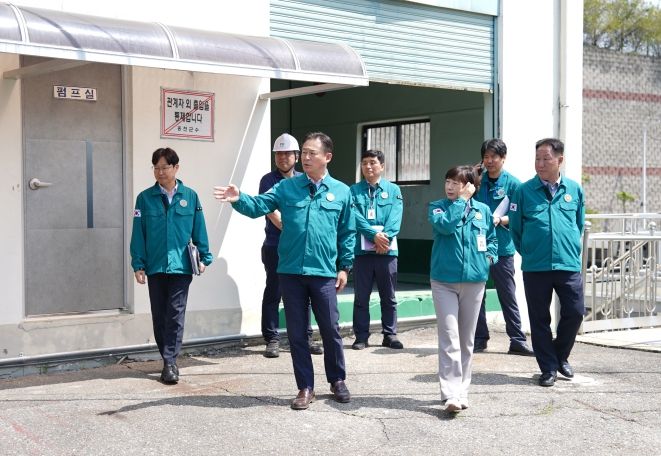 수펌프장 등 현장 점검