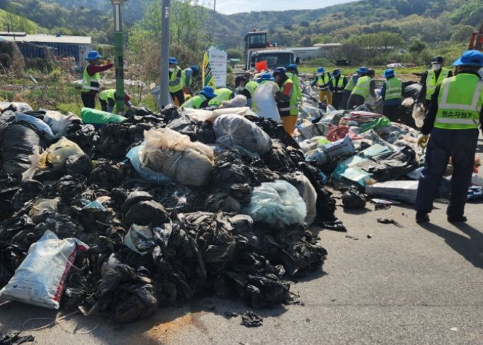 기장군, 봄철 영농폐기물 집중 수거 완료