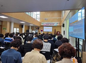 고성군 보건소, 취약계층 대상자관리 협약기관 관계자 감염병 예방 순회 교육