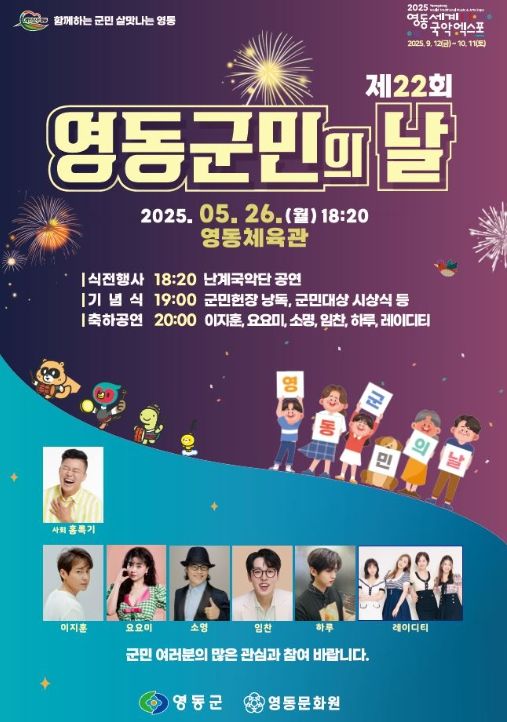 영동군민의 날, 군민이 하나 되는 대축제