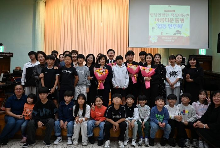 합동연주회·멘토링 행사 사진