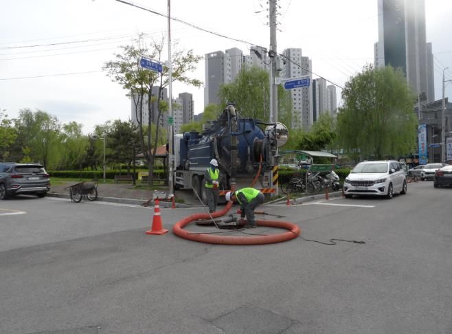 거창군 준설 현장