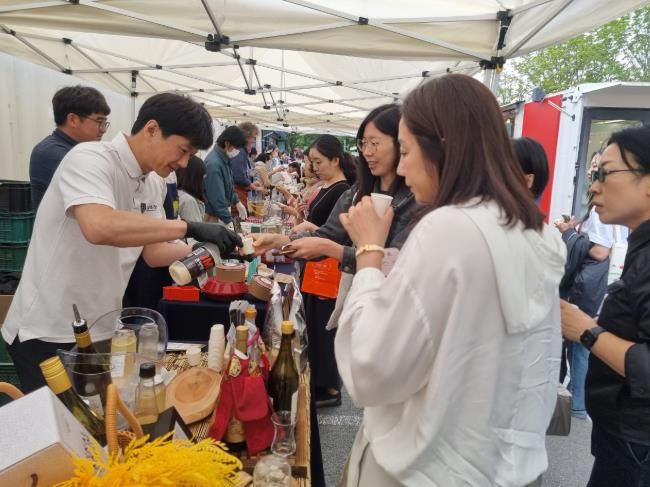 고성군 우수 농·가공품업체, 농부시장 마르쉐와 함께하는 농촌융복합상품 홍보행사 참여