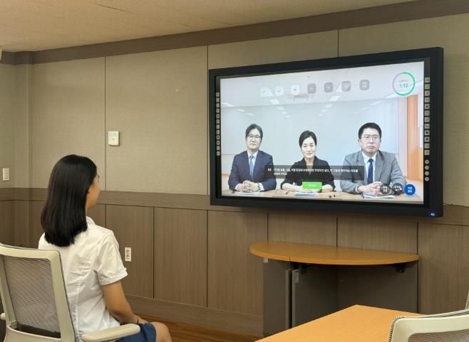 PEN AI를 이용한 모의면접 모습