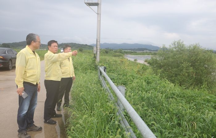 이학수 정읍시장, 침수 현장 점검…호우 피해 최소화 총력