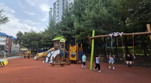 청주시, 강내면 은하수어린이공원 정비 완료