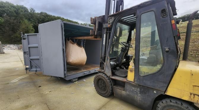 폐배터리 보관소 활용 현장