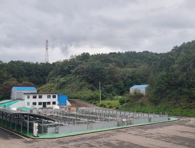 옥천정수장 전경