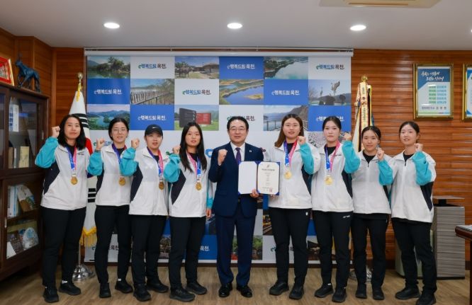 옥천군 실업팀 3관왕 석권