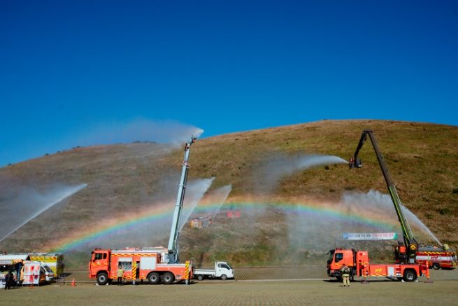 제주소방, 가을철 산불 대응 유관기관 합동 훈련