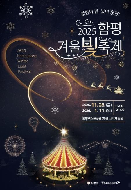 함평 겨울빛축제 포스터