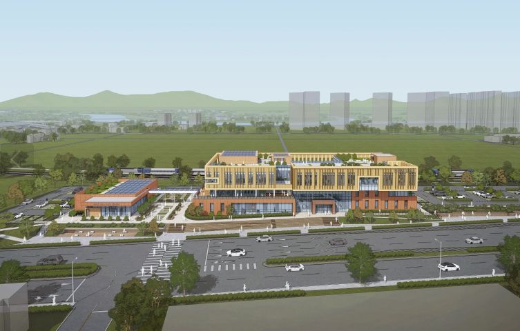 신축 장성군 보건소 조감도