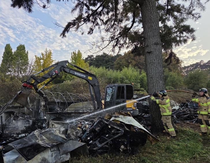 서산소방서, 고북면 신송리 주택화재..한시간 만에 완진