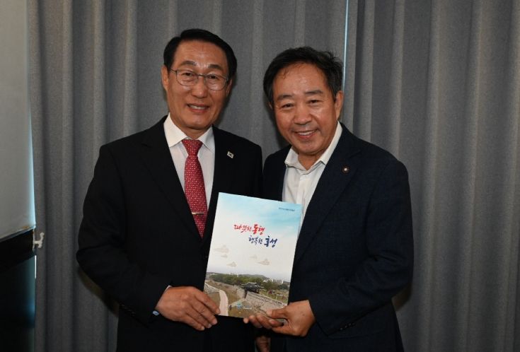 이용록 홍성군수, 주요사업 국비 확보위해 국회 방문