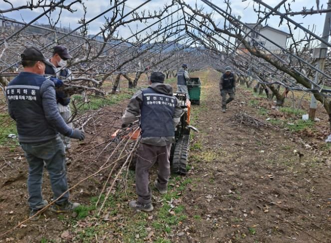 하동군, 수확기 맞아 영농부산물 파쇄팀 본격 가동