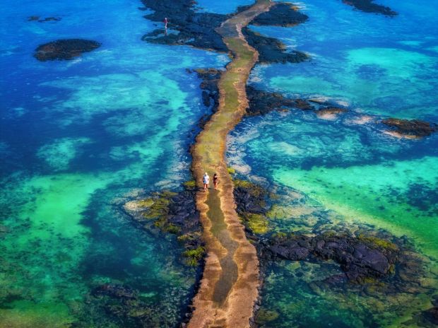 대상수상작 황보달, ‘에메랄드빛 신비의 길’