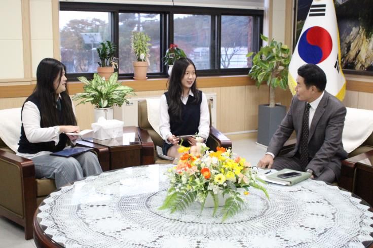 태안교육지원청, 학생기자단과 함께 교육의 미래를 말하다