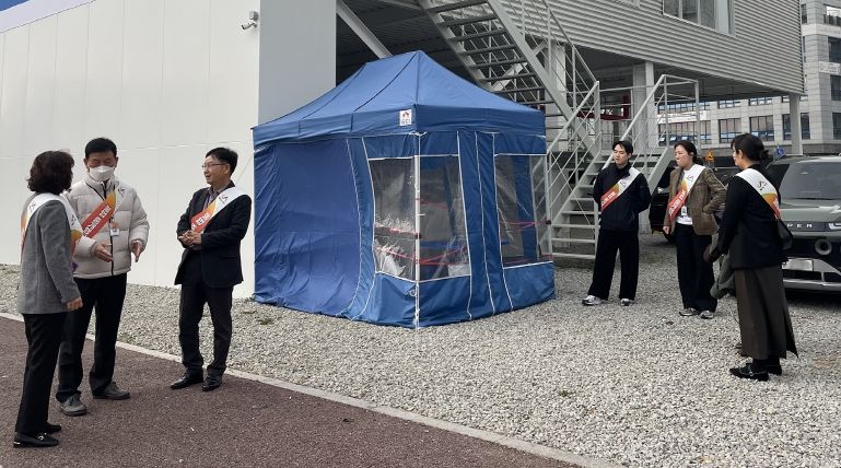 서산시, 예천동 일원 신규 분양 아파트 불법 중개행위 합동 단속