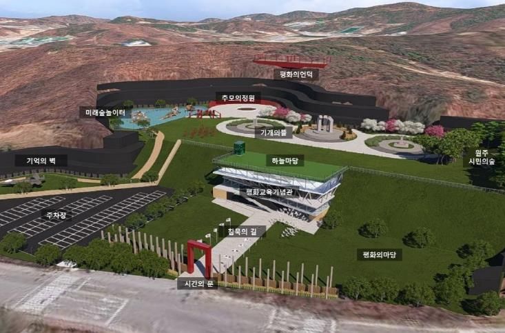 원주 호국보훈공원 조감도