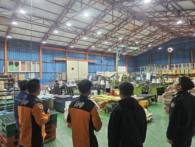 해남소방서, 옥천농공단지 방문 화재예방안전컨설팅 추진