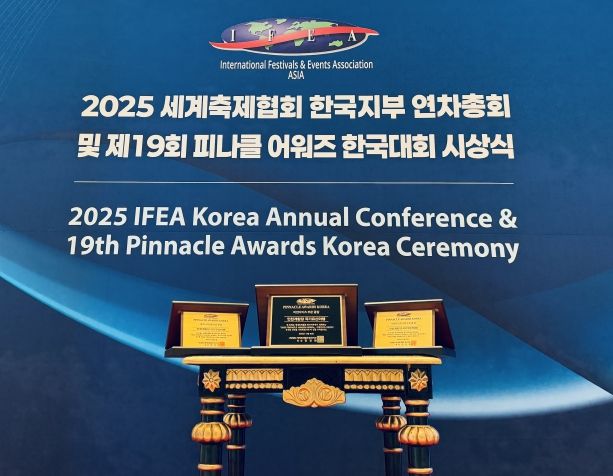 2025 인천개항장 국가유산 야행, 피너클 어워드 3개 부문 수상