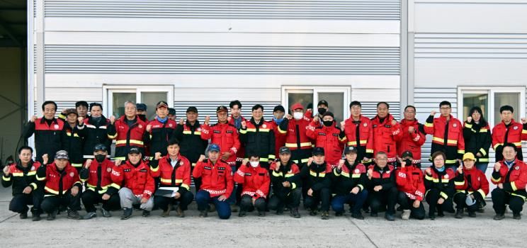 최훈식 장수군수, 산불전문예방진화대 격려 방문