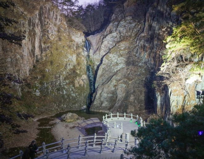 심천면, 옥계폭포