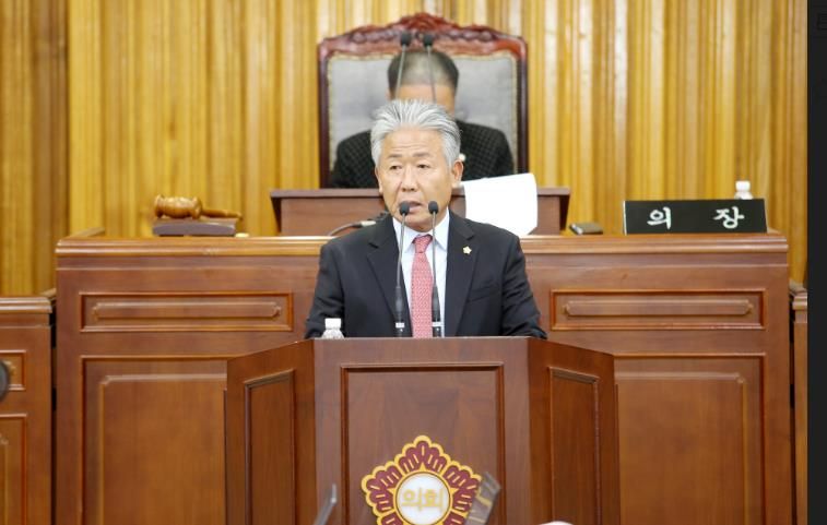영광군의회 장기소 의원, 미래산업 TF팀 구성·양육친화주택 조성 제안