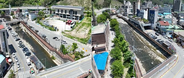 사북 시가지 경관데크로드 조성사업 조감도