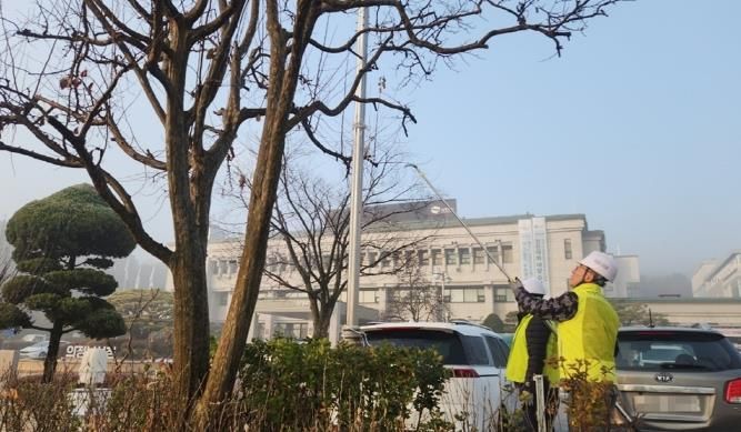 의정부시, 불법현수막 잔여 끈 일제정비 실시