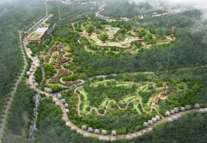 제천시, 국립산림치유원 조감도