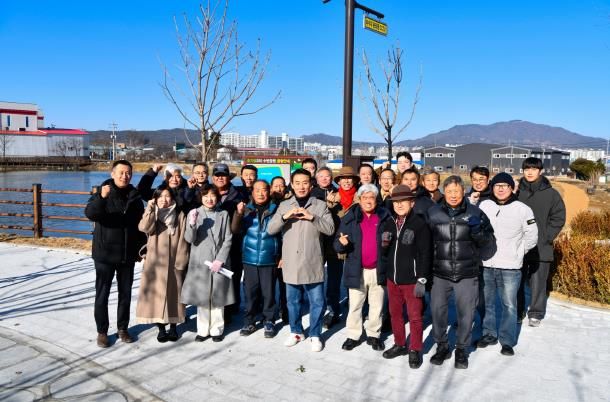 포천시, 소흘읍 초가팔저수지 수변공원 사업 현장 방문