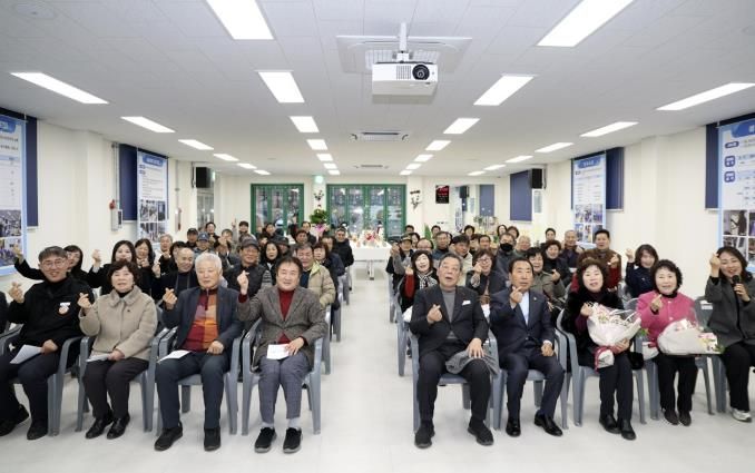 23일 소원면 파도어촌복지회관에서 열린 성과공유회 모습.