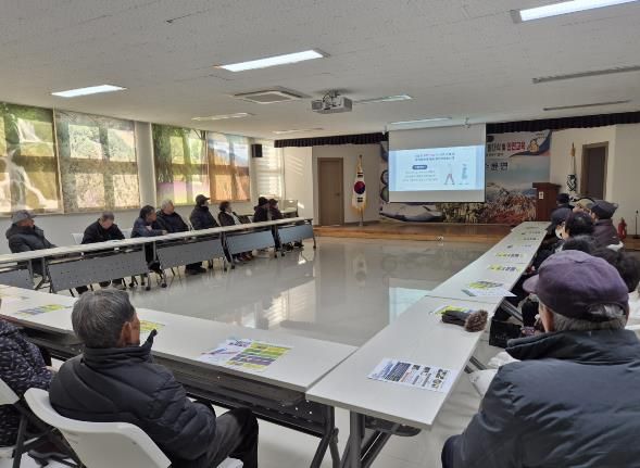 수륜면 자원관리도우미 발대식 개최 및 안전교육실시!!