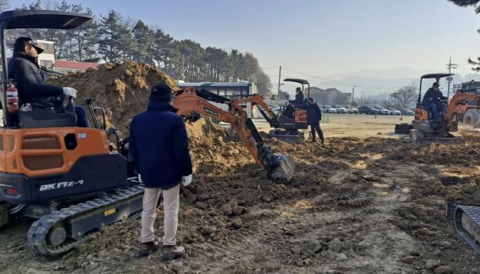 굴삭기 현장실습