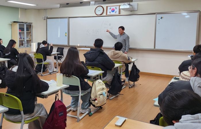 예천군 고교 희망 아카데미 방학 특강 개강