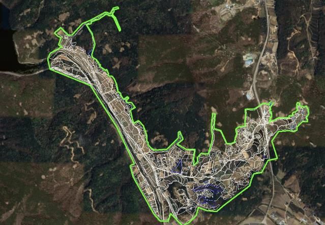 2026년 지적재조사 사업 추진 지구(운산고풍1지구, 운산원평1지구)