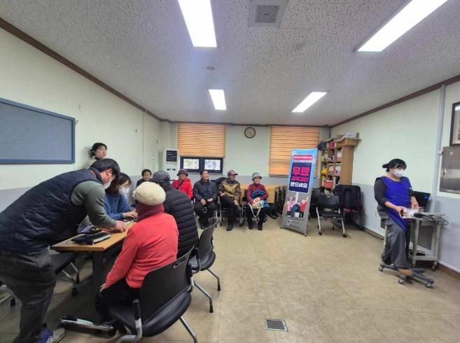 찾아가는 결핵검진 모습