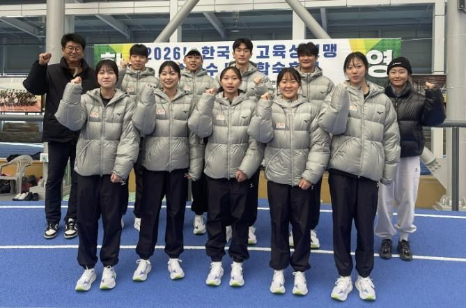 한국중·고육상연맹 동계합숙훈련 선수단, 예천서 더 큰 꿈 꾼다