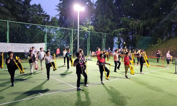 사천시, 생활 속 틈새 운동교실!